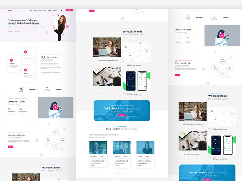Exploring Inspiring Adobe XD Website Examples for Design Inspiration