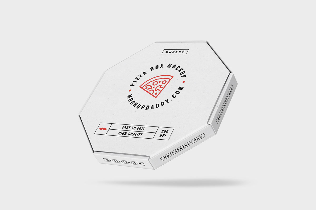 Free Pizza Box Mockup Download: Elevate Your Packaging Designs